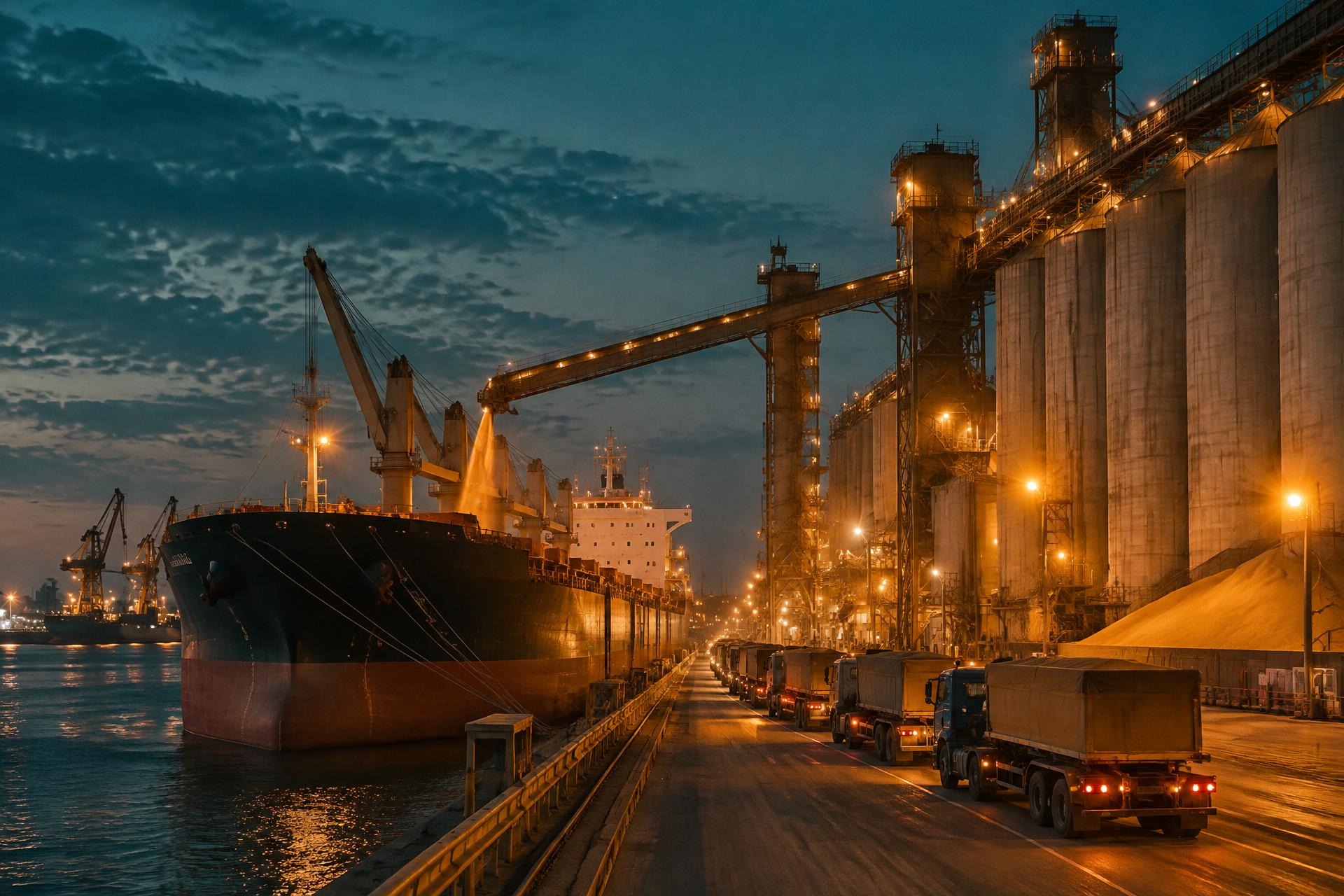 Operação brasileira de exportação de grãos